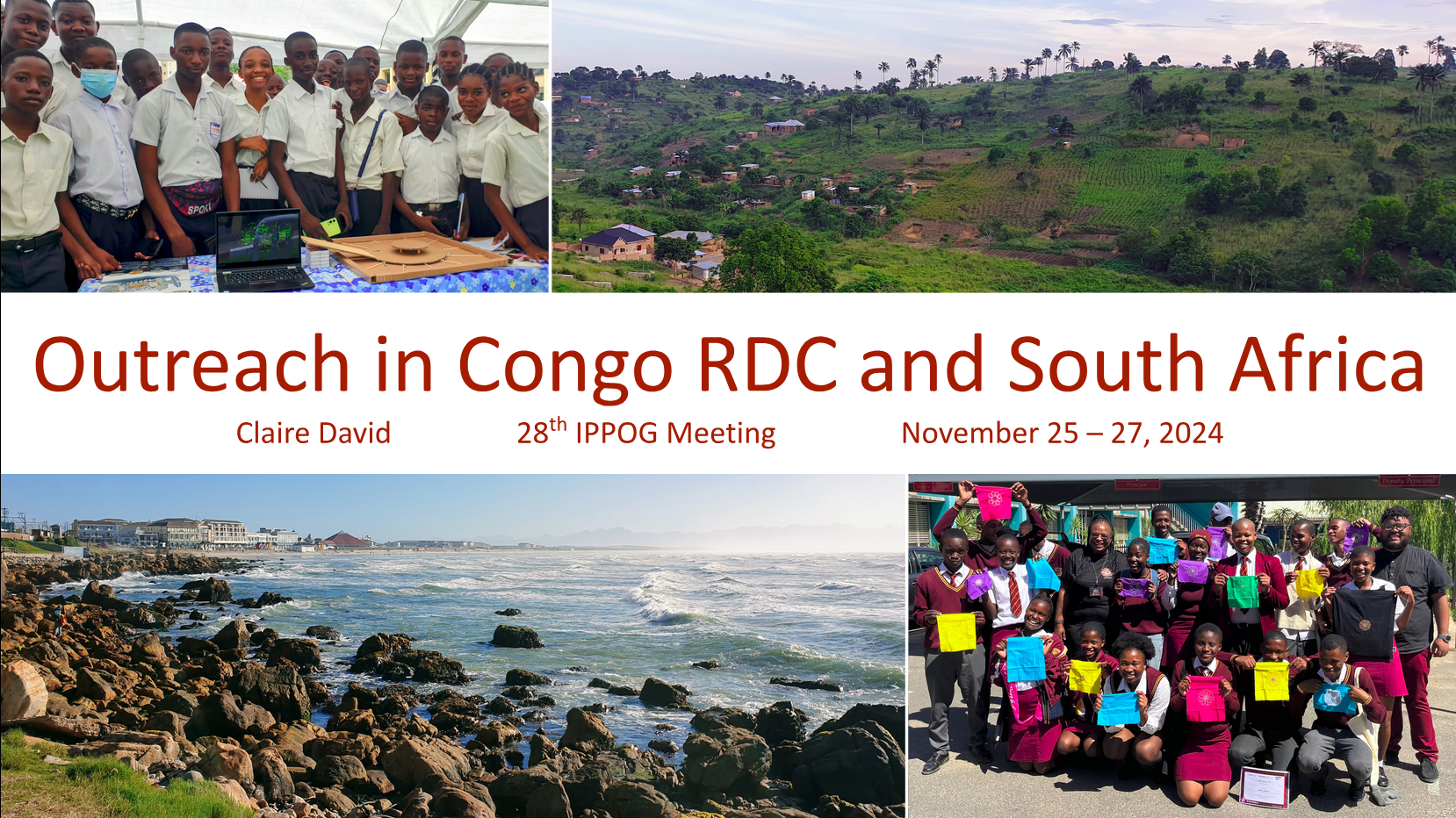 Outreach in Congo RDC and South Africa