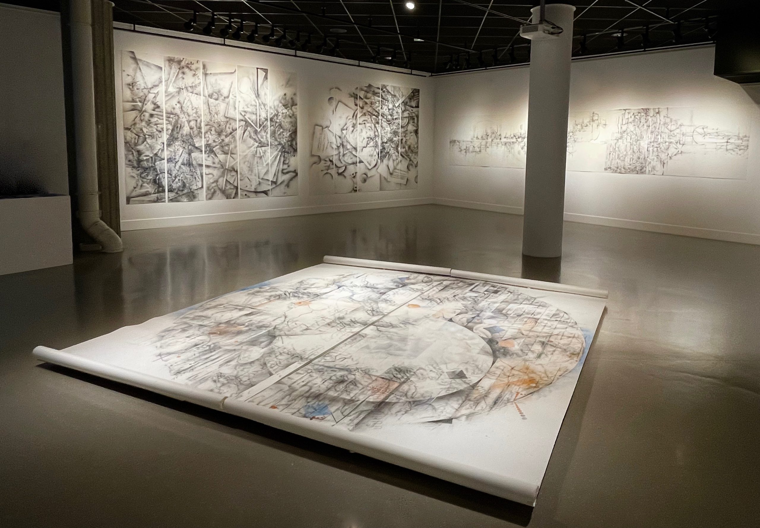 The sketchbook and Collider – Reality is not what it seems : Drawing links between fine art and particle physics